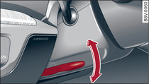 Steering column: Lever for steering column adjustment