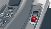 Driver's door:  button