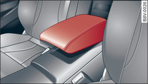 Podłokietnik między siedzeniem kierowcy/siedzeniem pasażera