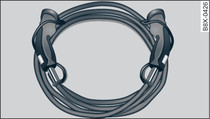 Зарядный кабель для зарядки от общественных зарядных стоек (пример)