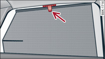 Tendina parasole di una porta posteriore (estratta)