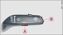 Dźwignia wycieraczek: elementy obsługi komputera samochodowego