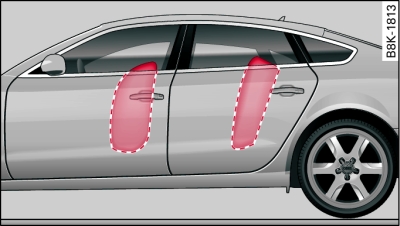 Sportback: plynem naplněné boční airbagy