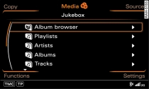 Folder structure of the jukebox