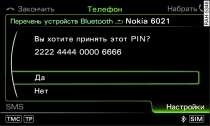 Индикация PIN-кода для ввода в мобильный телефон