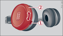 Conexión para el cable de carga / Compartimento de la pila