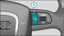 Multi-function steering wheel: Talk button