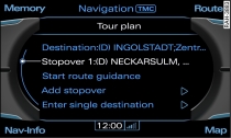 Tour plan