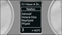 Nabídka telefonu