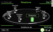 Mobile phone bonded to on-board phone system