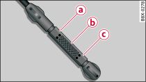 Example 1: Markings on oil dipstick