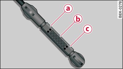 Example 1: Markings on oil dipstick