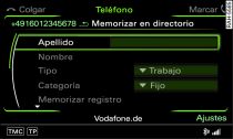 Guardar un número en el directorio
