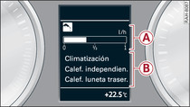 Cuadro de instrumentos: Consumidores adicionales