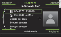 Appeler un contact