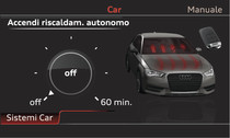 MMI: accensione e spegnimento immediati del riscaldamento autonomo