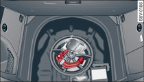 Багажник: тягово-сцепное устройство (пример размещения)