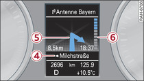 Display when a turn-off is required