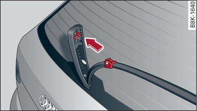 Kit Essuie-Glace Arrière Pour Audi A4 B8 2008-2013 - Bras Et Balai 33,5cm + 40,5cm - Noir