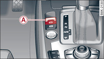 Consola central: Travão de estacionamento!