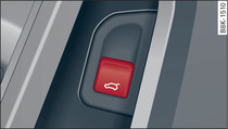Дверь со стороны водителя в модели Limousine: деблокировка замка багажника*