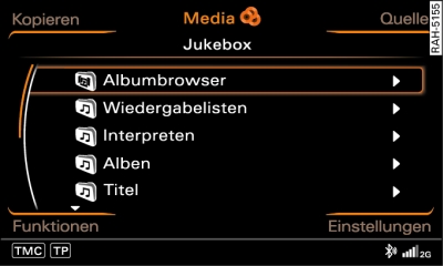 Ordnerstruktur der Jukebox