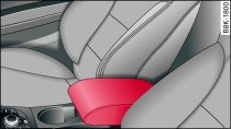 Armlehne zwischen Fahrer-/Beifahrersitz