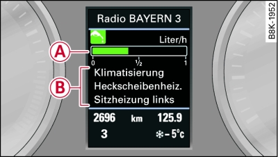 Display: Zusatzverbraucher