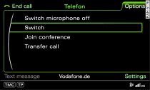 Switching between calls