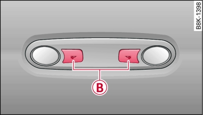 Headliner: Rear reading lights
