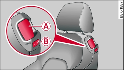 Comfort seats*: Easy entry controls