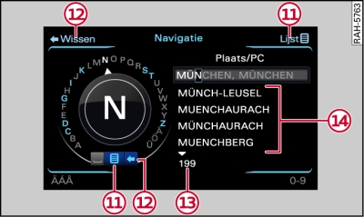 Navigatiereisdoel ingeven