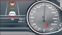 Instrument cluster: Driver intervention prompt