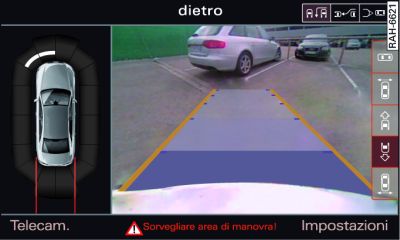 Infotainment: allineamento della vettura