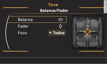 Ajustar balance y fader