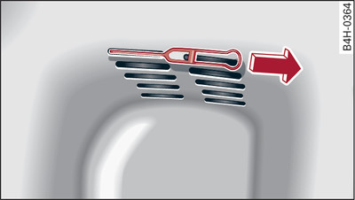 Right-hand side trim in luggage compartment: Manual release mechanism