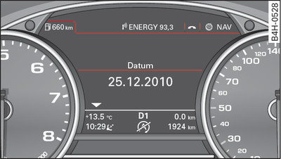 Instrument cluster: Engine stop temporarily unavailable