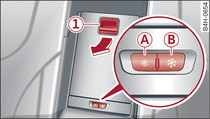 Rear centre armrest