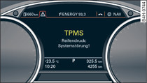 Display: Indicator lamp with message