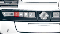 Console centrale: tasto del sistema Start-Stop