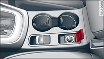 Front centre console: 12 Volt socket*