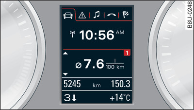 Display: On-board computer memory 1