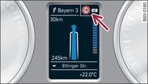 Instrument cluster: Secondary display