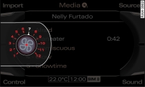 Display: Blower setting