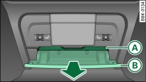 Console centrale: posacenere per i sedili posteriori