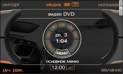 Основное меню DVD-диска