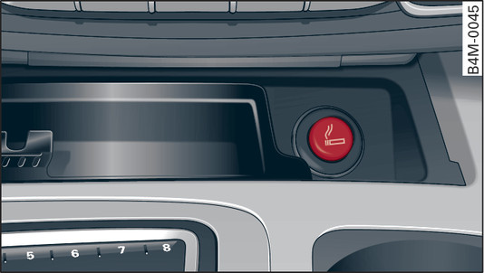 Fig. 77 Front centre console: Cigarette lighter 