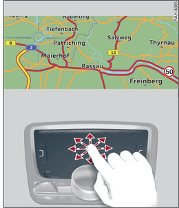 Fig. 203Desplazar el cursor