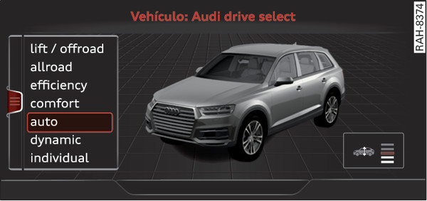 Fig. 163Infotainment: Drive select