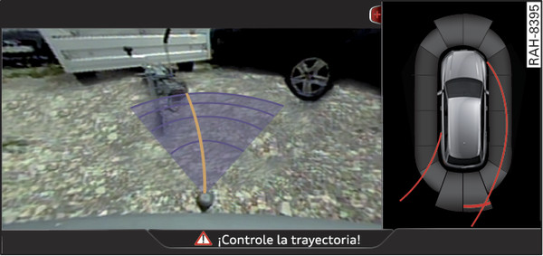 Fig. 173Infotainment: Vista del remolque